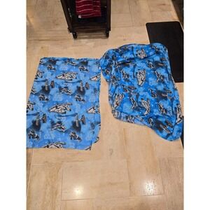 Vintage Star Wars Millennium Falcon X-Wing Twin 2 Piece Sheet Set Lucas Film Ltd